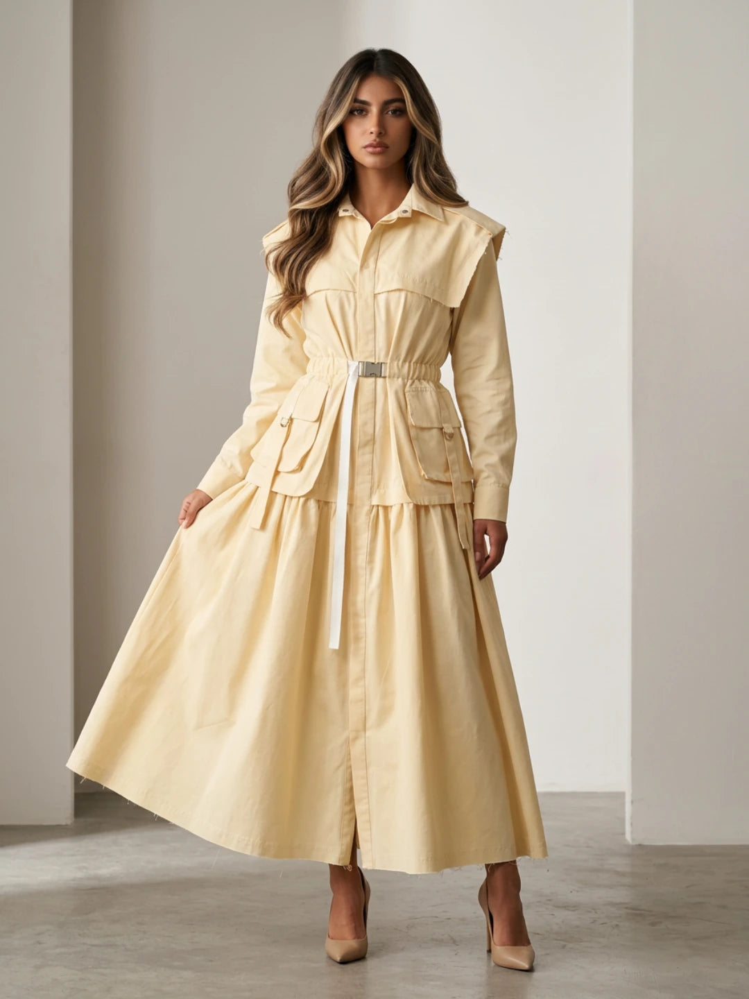Butter Glow Trench Coat My Store Butter Glow Trench Coat Follow The Sun