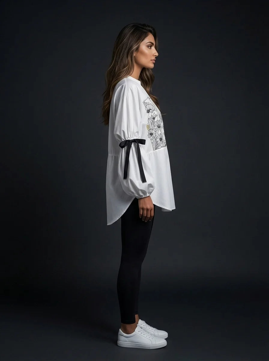LUMA – Nuwair Embroidered Bloom (Pre-Order) Follow The Sun LUMA – Nuwair Embroidered Bloom (Pre-Order) T-Shirt Follow The Sun