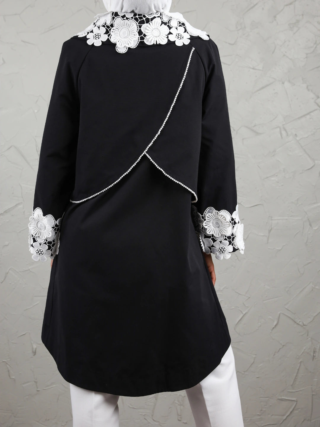 Floral Pearls - Black My Store Floral Pearls - Black  Follow The Sun