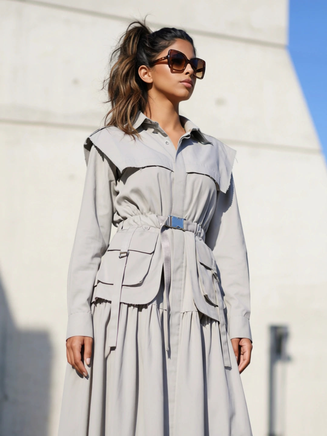 Urban Mist Trench Coat My Store Urban Mist Trench Coat  Follow The Sun