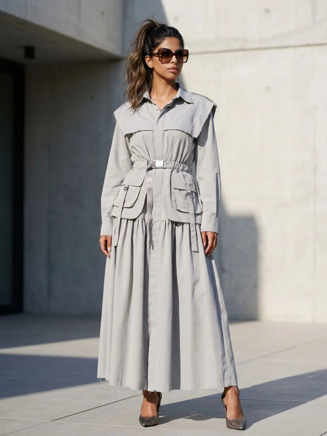 Urban Mist Trench Coat My Store Urban Mist Trench Coat  Follow The Sun