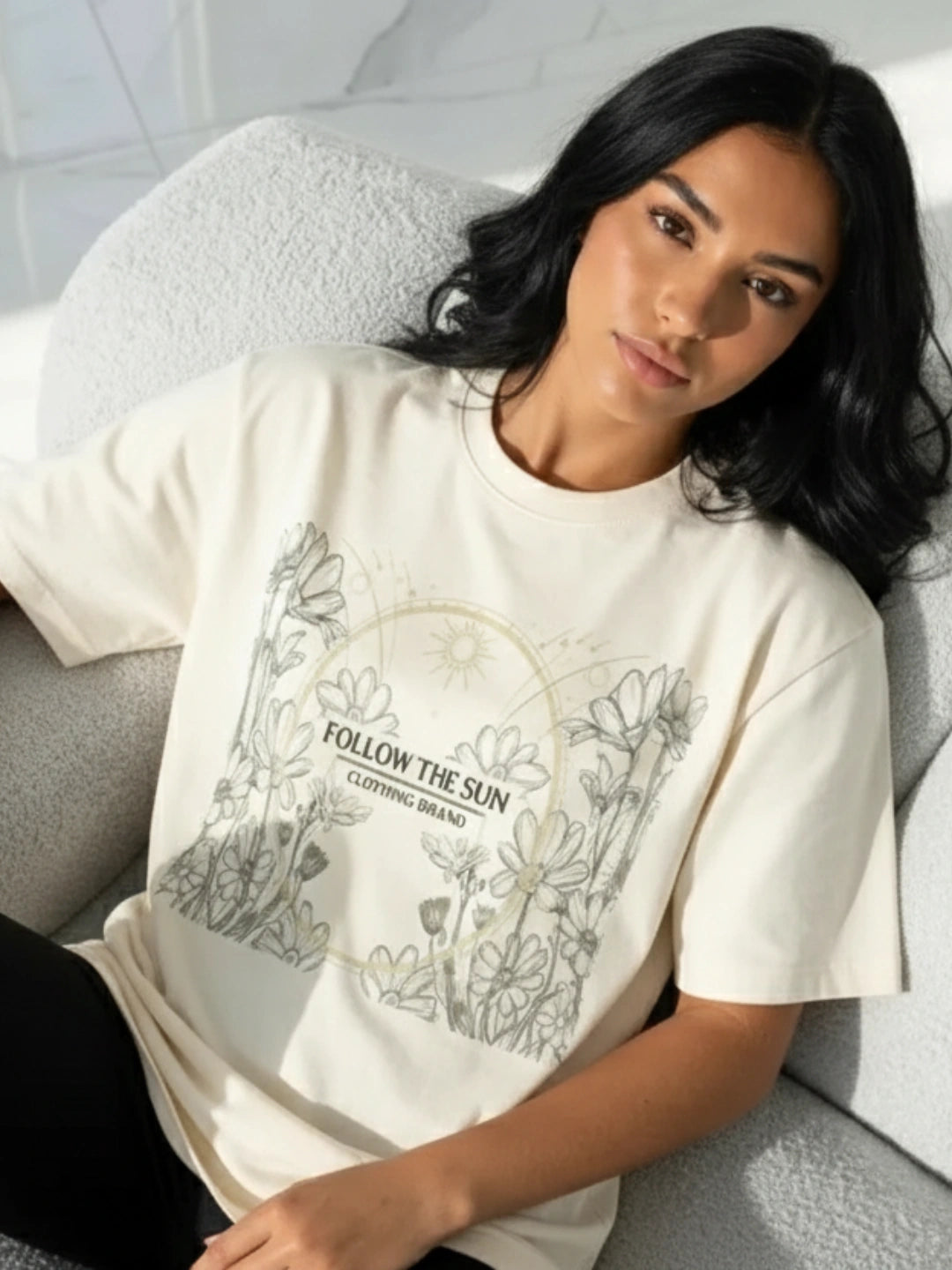 Wahaj Nuwair T-Shirt Follow The Sun Wahaj Nuwair T-Shirt T-Shirt Follow The Sun