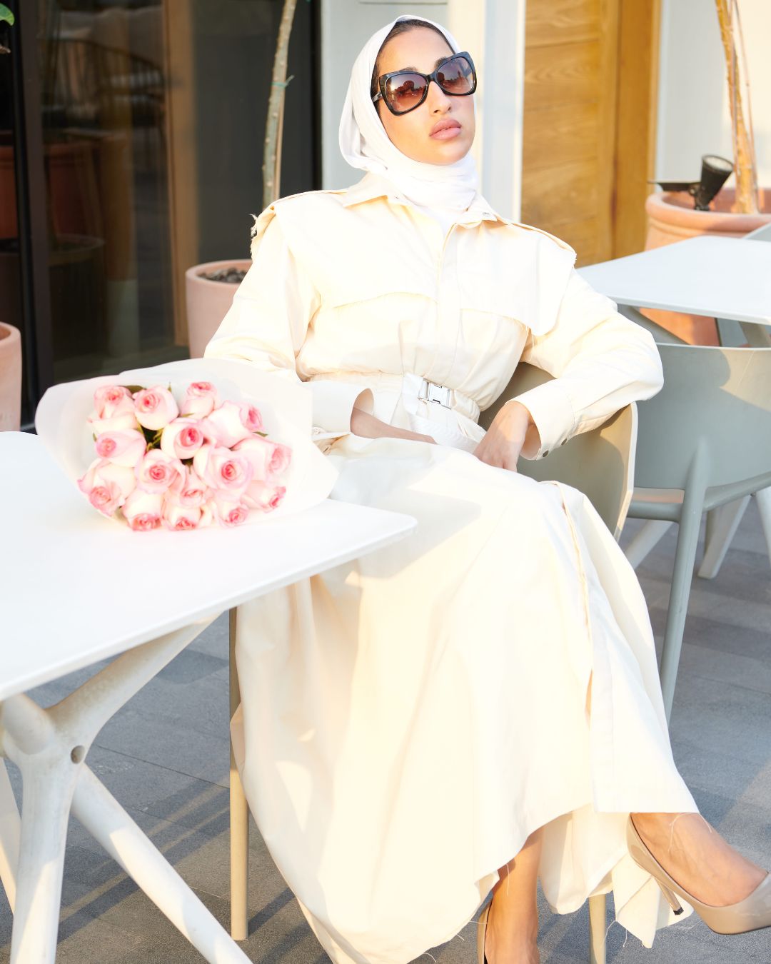 1 Butter Glow Trench Coat