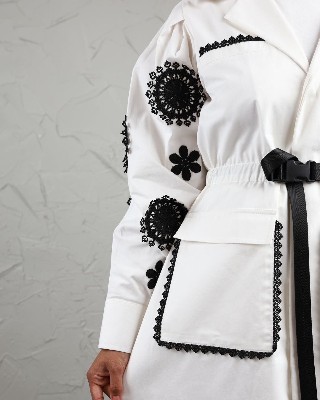 5 White Trench Coat