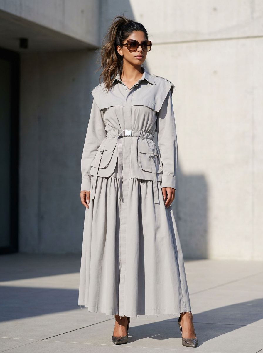 Urban Mist Trench Coat My Store Urban Mist Trench Coat  Follow The Sun