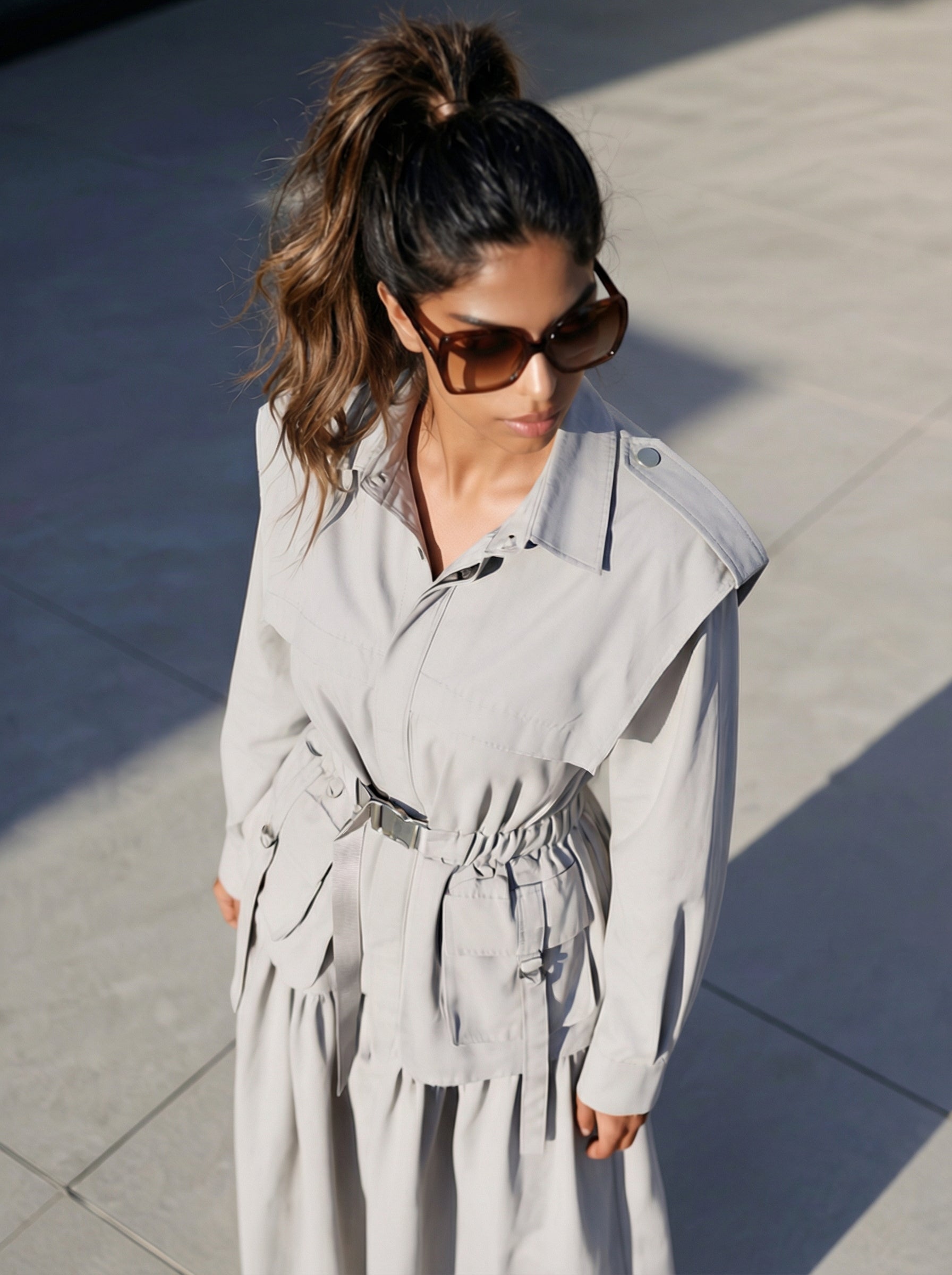 Urban Mist Trench Coat My Store Urban Mist Trench Coat  Follow The Sun