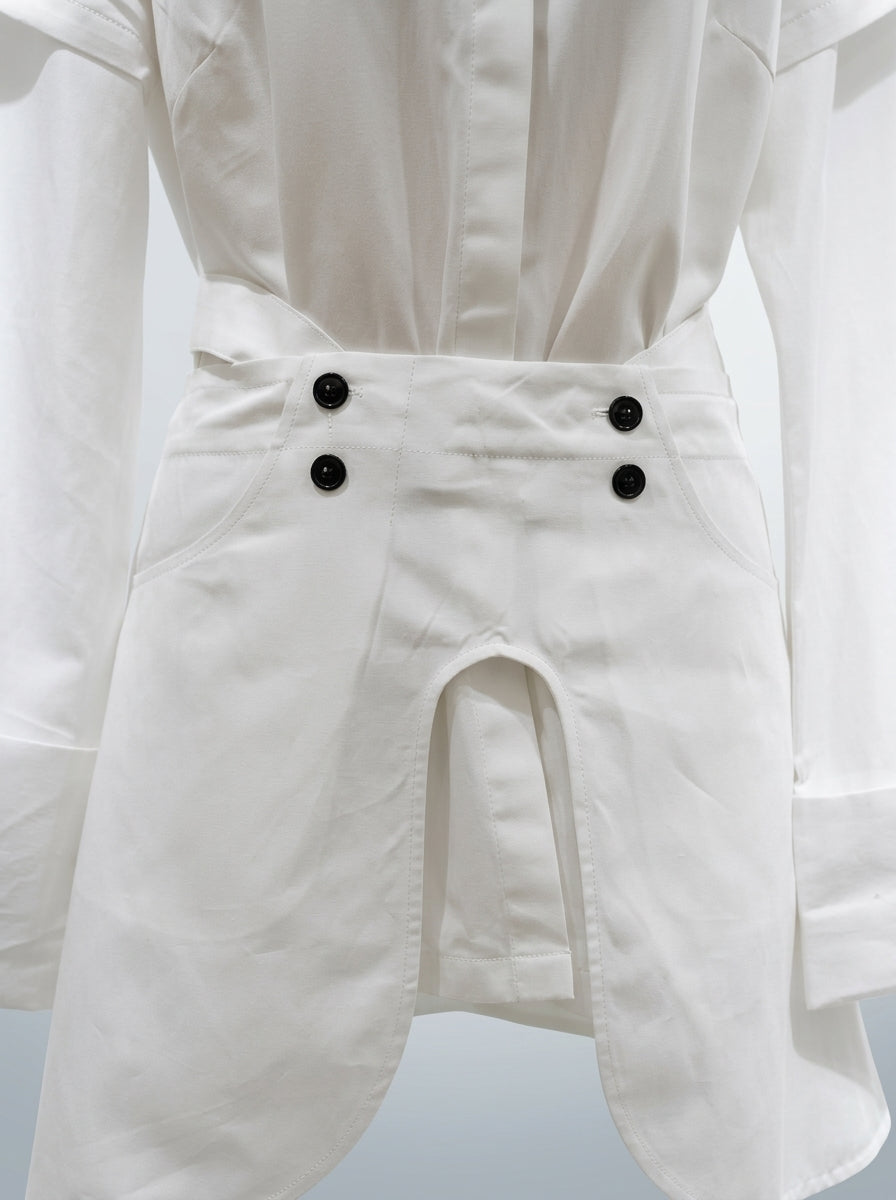 Élan Structured Shirt Dress with Belt Follow The Sun Élan Structured Shirt Dress with Belt  Follow The Sun